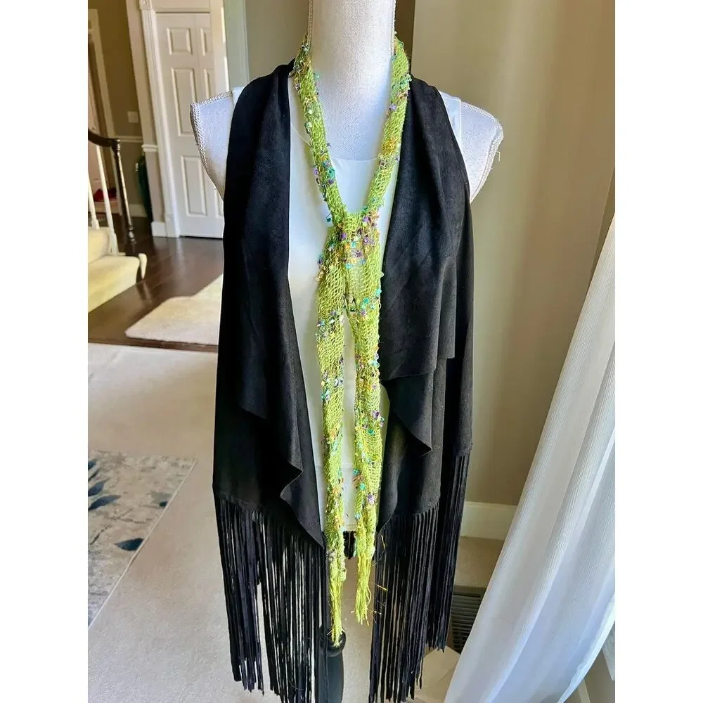 3 set multi-colored accessory neck scarves